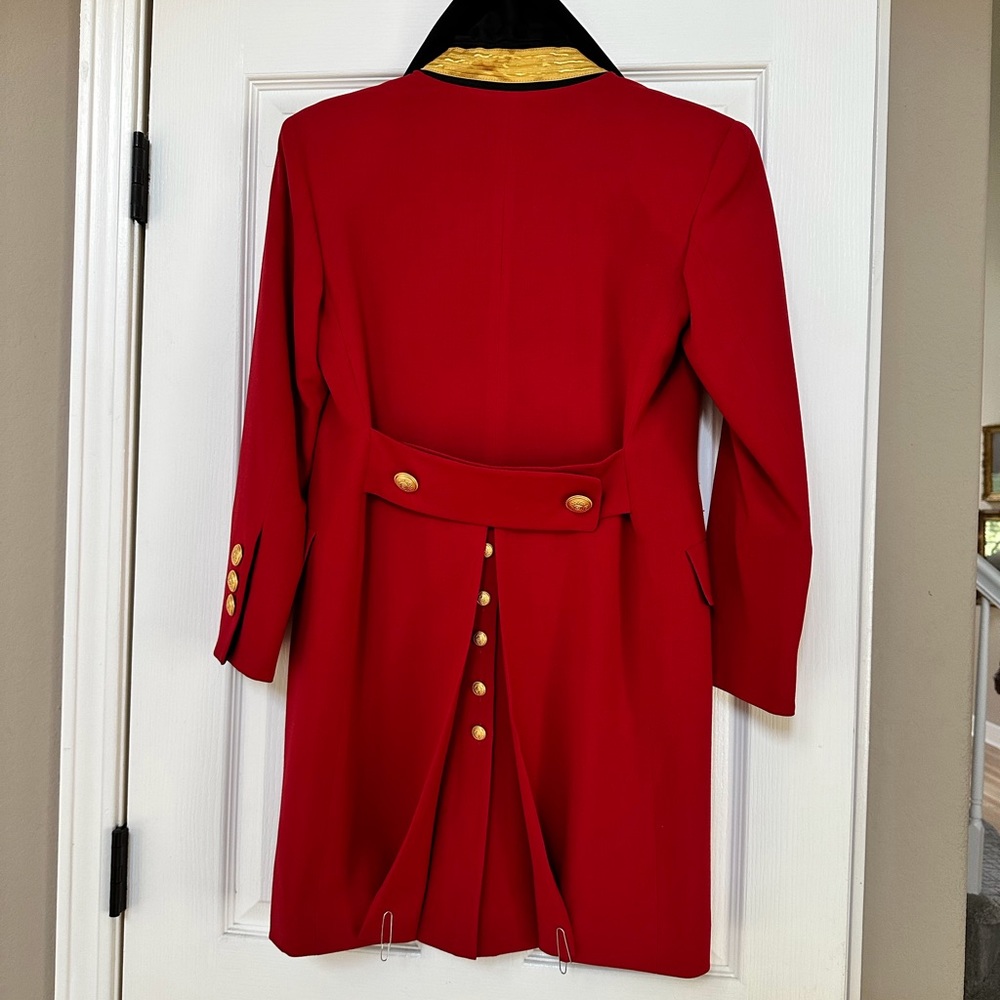 GRIFFITH & GRAY for ST JOHN vintage & iconic Equestrian style dress coat size 2